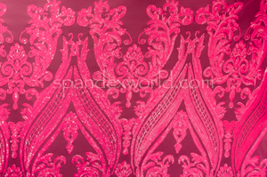 Stretch Sequins (Hot Pink)