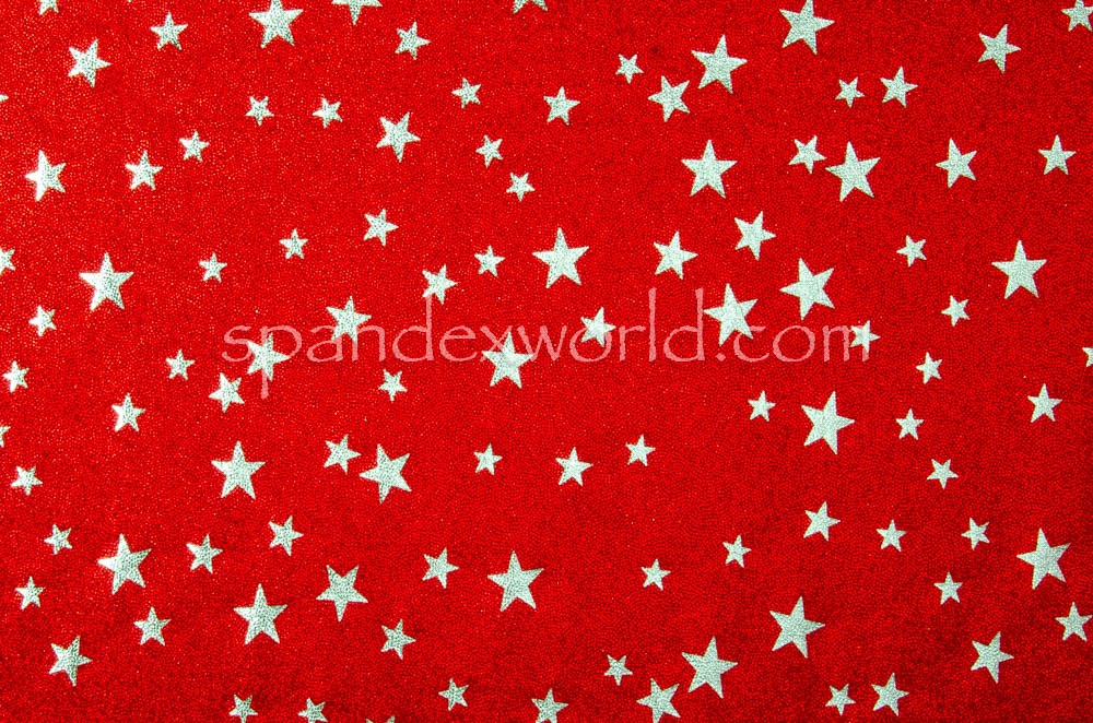  Star Hologram (Red/Silver)