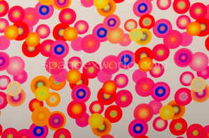Abstract Prints Spandex (Cream/Pink/Multi)
