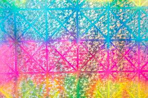 Pattern/Abstract Hologram (Yellow/Pink/Blue/Silver)