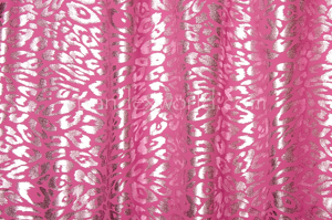Circular Knit Cheetah Print Foil (Pink/Pink)