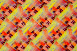 Abstract prints Spandex (Yellow/Burgundy/Multi)