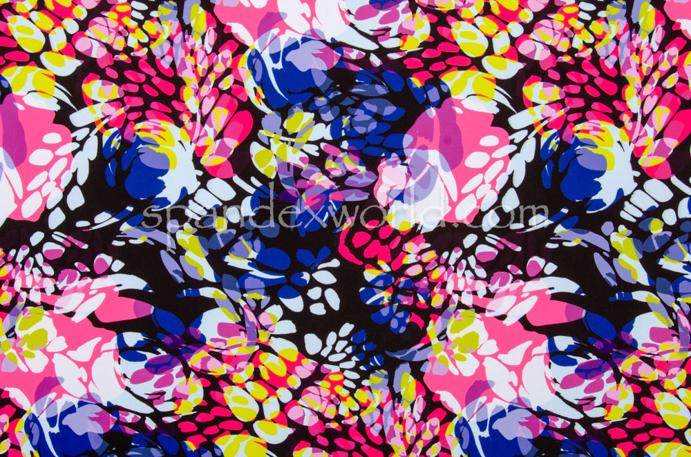 Floral Prints (Black/Blue/Multi)