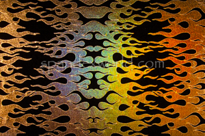 Pattern/Abstract Hologram (Black/Gold)