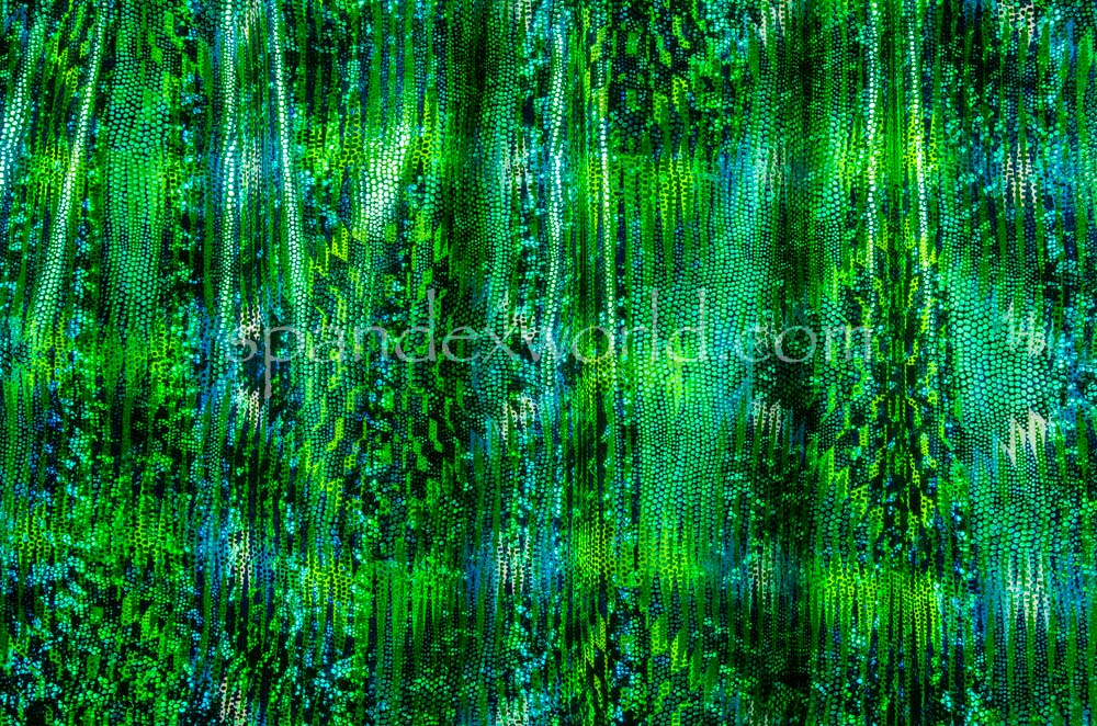 Pattern/Abstract Hologram (Lime/Green/Multi)