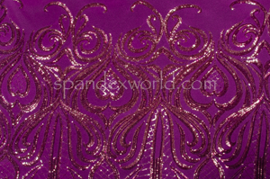 Stretch Sequins (Purple/Purple)