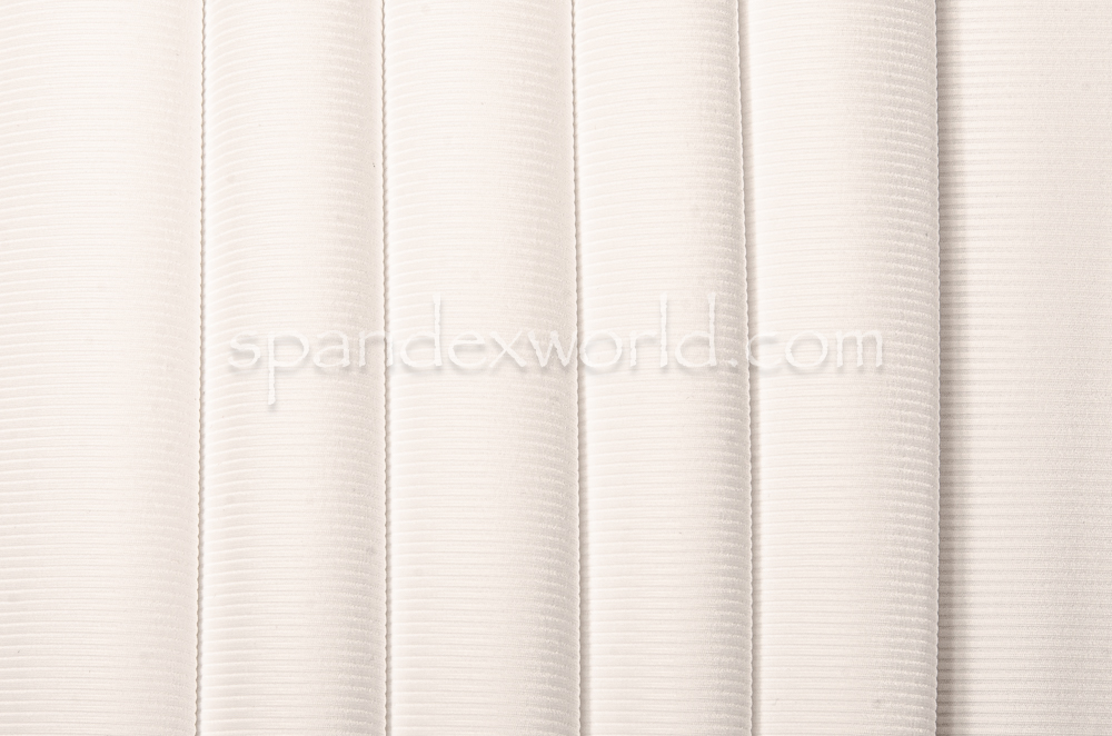 Rib Nylon Spandex (White)