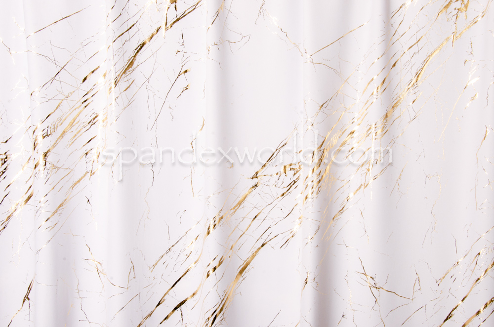 Pattern/Abstract Hologram (White/Gold)