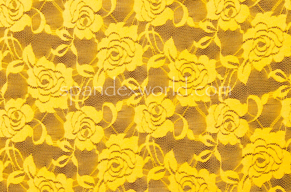 Stretch Lace (Mustard Yellow)