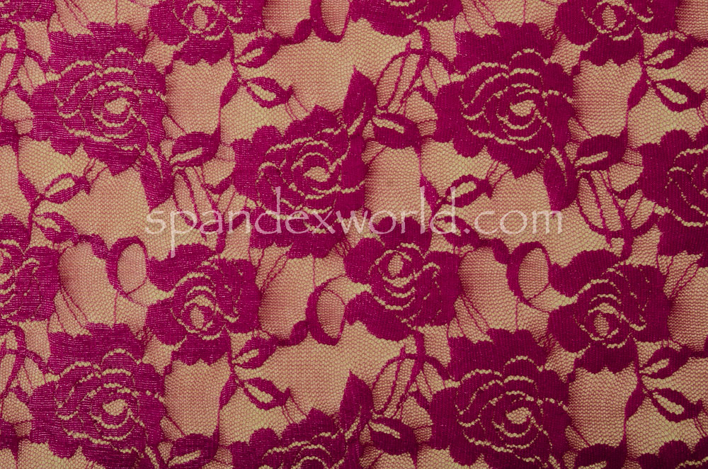 Stretch Lace (Magenta)