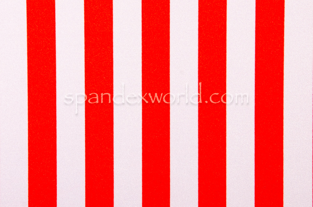 Printed Stripes  (Red/White)