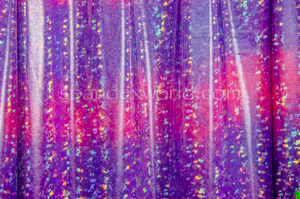 Tie dye shatter glass  hologram (Purple/Hot Pink/Multi)