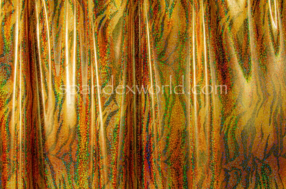 Tiger Pattern Hologram (Gold/Brown/Multi)