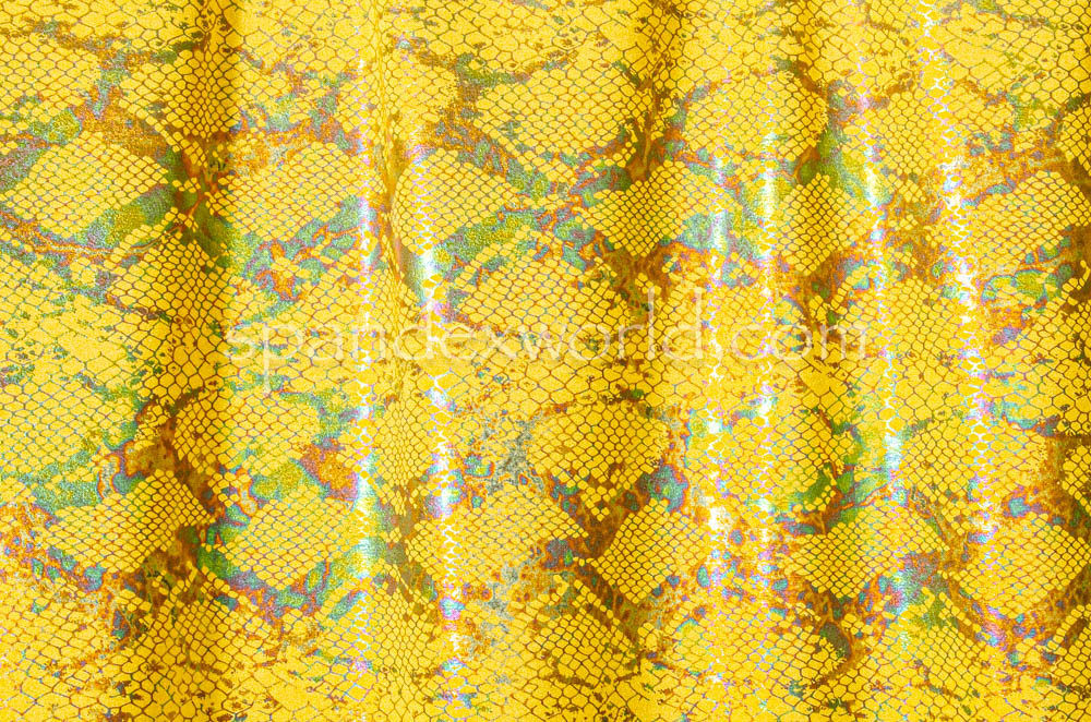 Snake Pattern Hologram (Yellow/Multi)