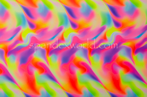 Tie Dye  Spandex (Lime/Purple/Orange/Multi)