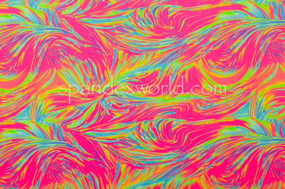 Abstract Prints (Pink/Turquoise/Lime/Multi)