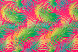 Leaf Prints (Pink/Green/Lime/Multi)