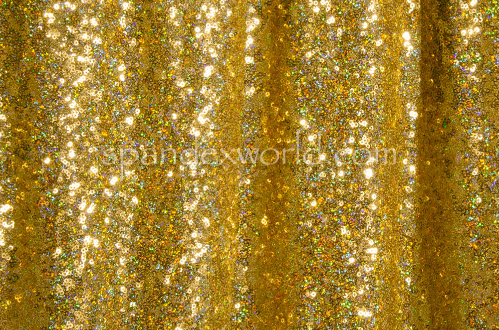 Stretch Sequins (Gold/Gold)