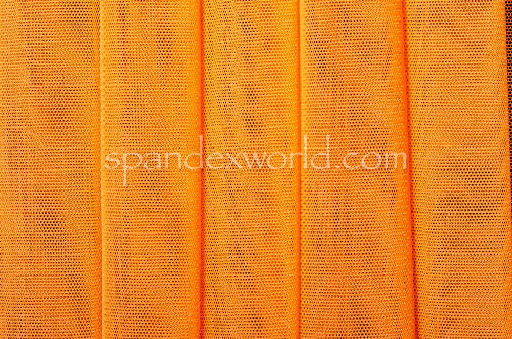 Stretch Solid Mesh (Lt.  Orange)