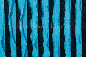 Novelty Spandex (Black/Turquoise)
