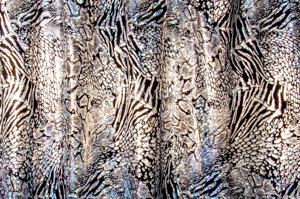 Animal Prints Hologram (Black/Silver)