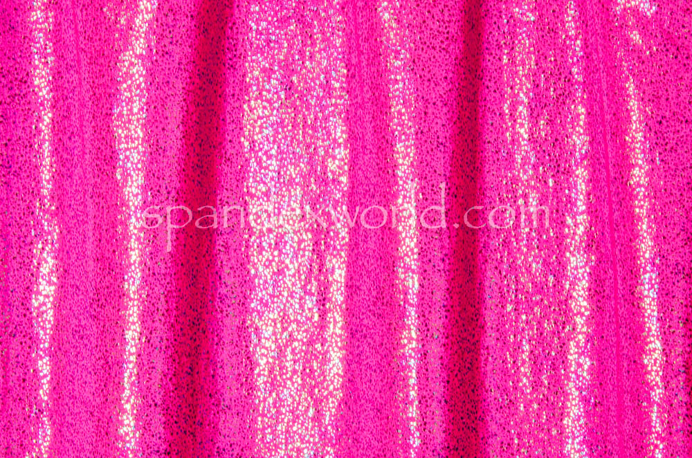 Holographic Tiny Dots (Hot Pink/Multi)