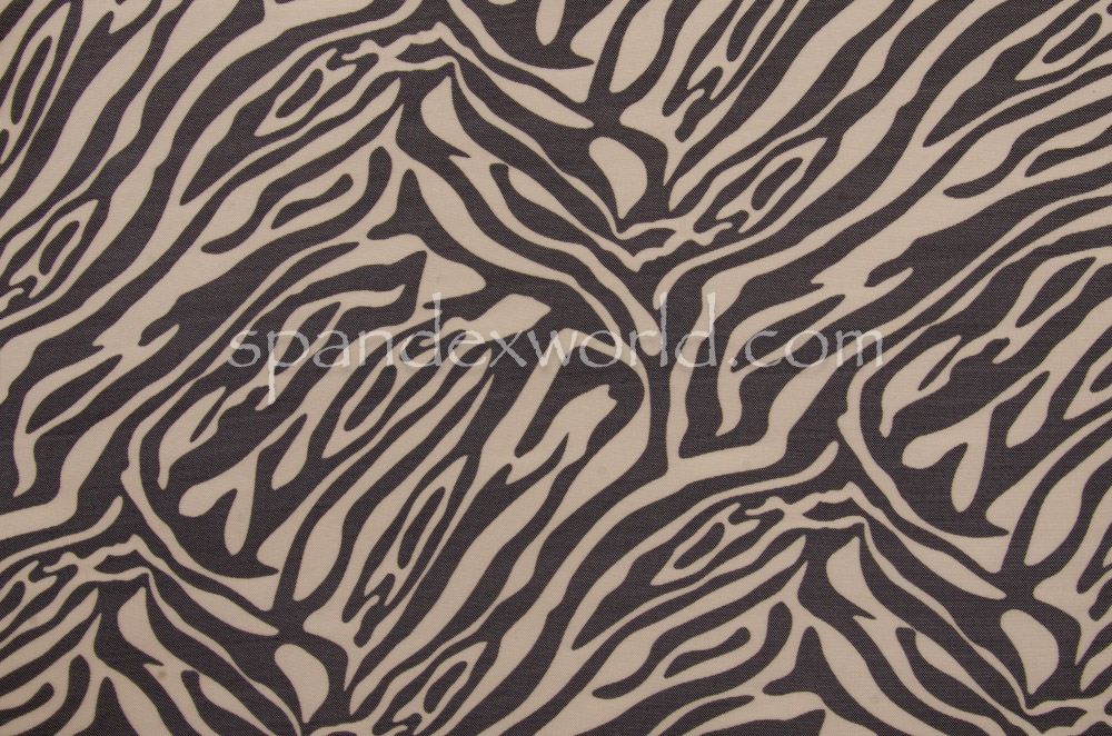 Printed Mesh (Lt. Nude/Black)