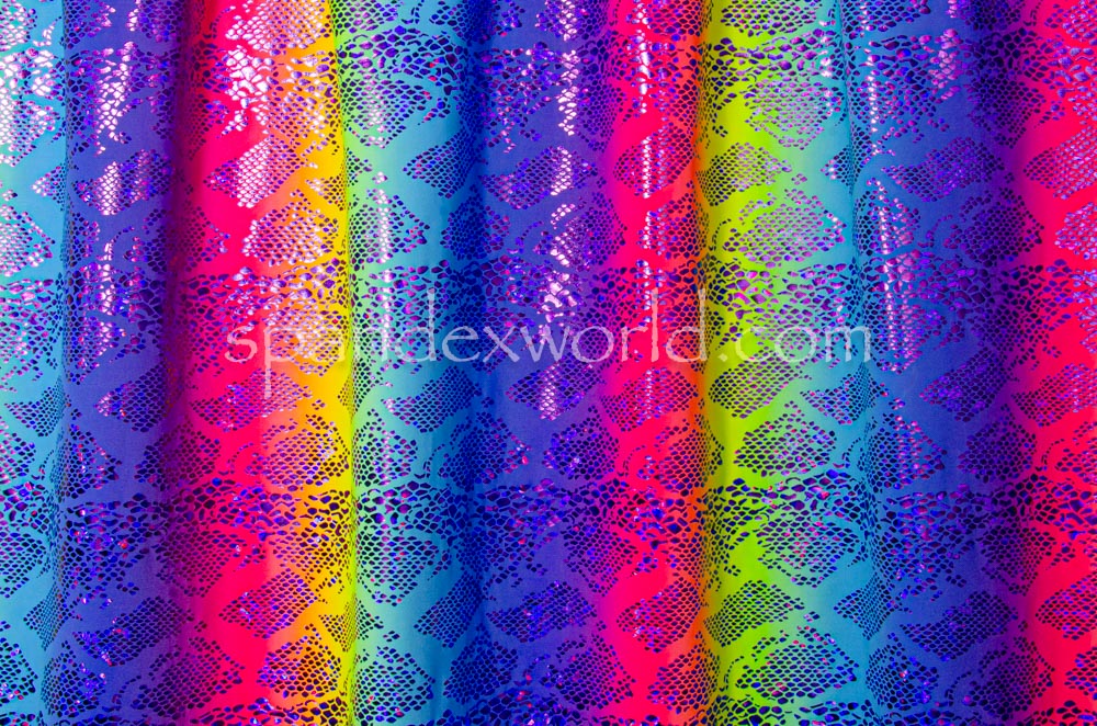 Snake Pattern Hologram (Purple/Pink/Multi)