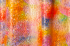  Pattern Abstract Hologram (Orange/Gold/Multi)