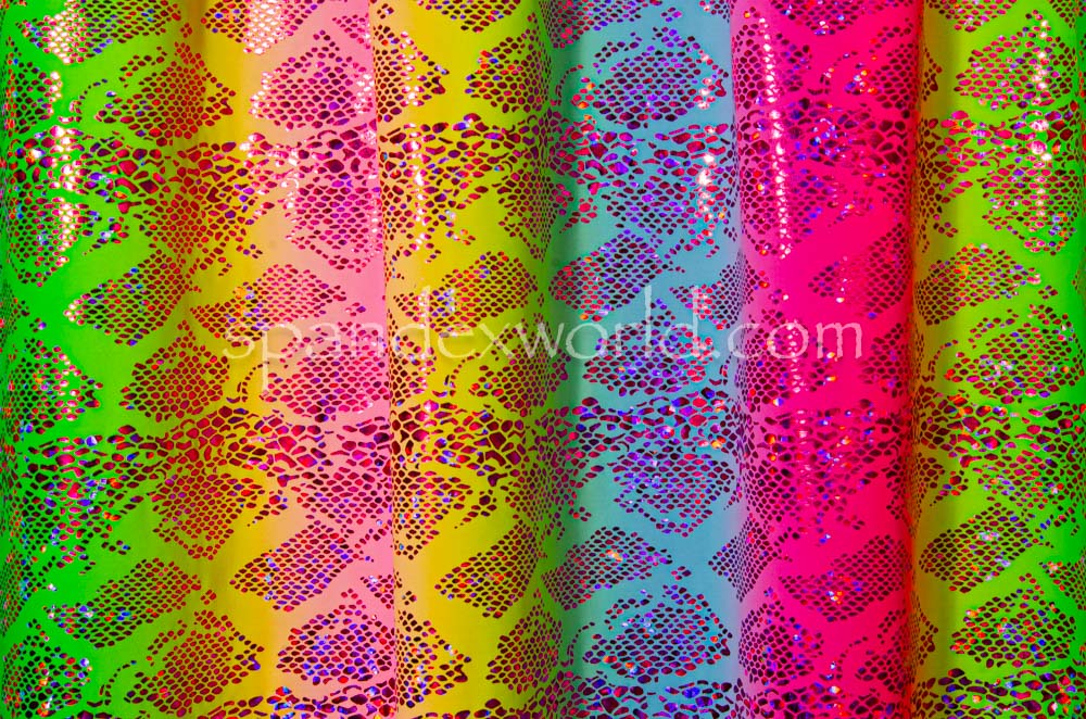 Snake Pattern Hologram (Pink/Green/Multi)