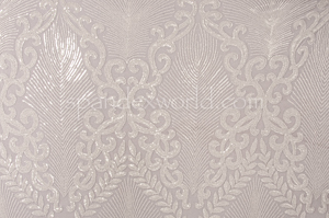 Stretch Sequins (White/White)
