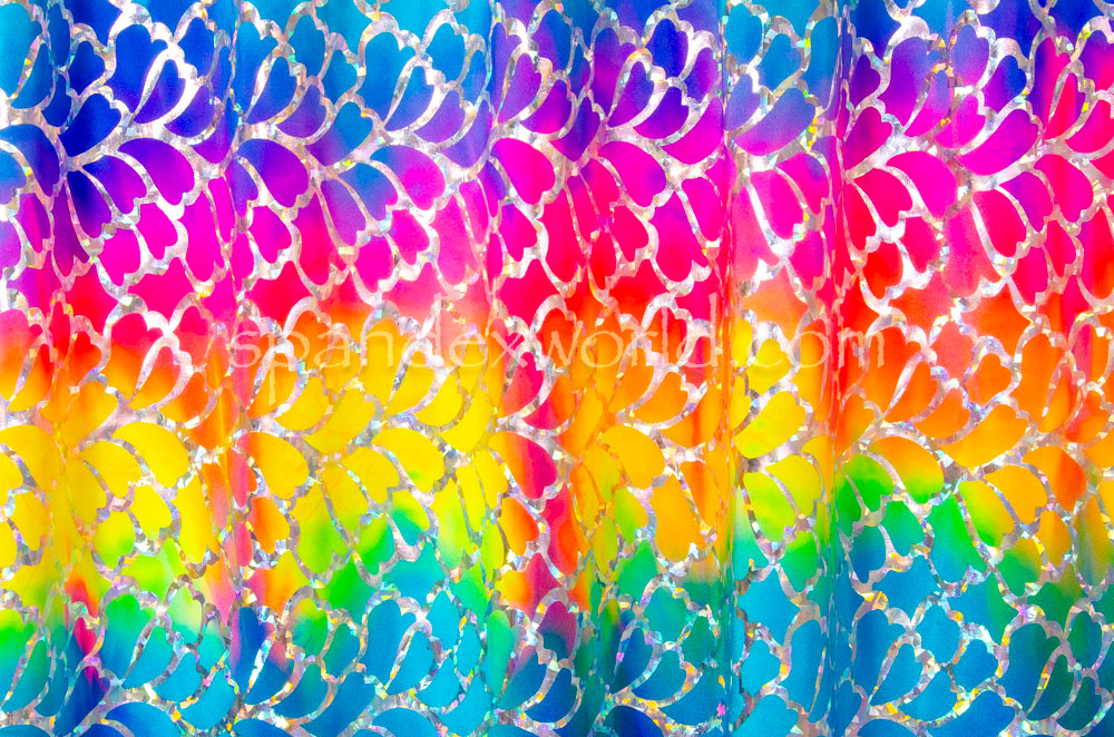 Pattern/Abstract Hologram (Yellow/Blue/Hot pink/Silver/Multi)