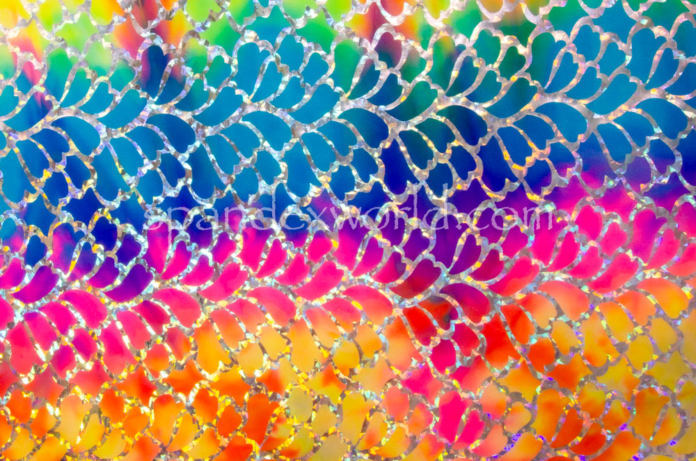 Pattern/Abstract Hologram (Yellow/Blue/Hot pink/Silver/Multi)