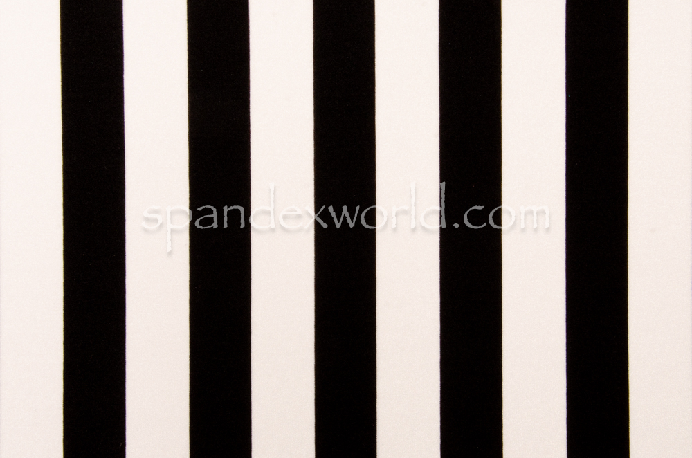 Printed Stripes 1'' (Black/White)