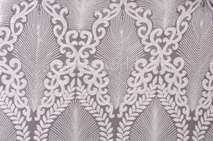 Stretch Sequins (White/White)