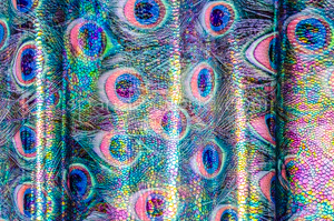 Pattern Abstract Hologram(Blue/Pink/Irid Clear)