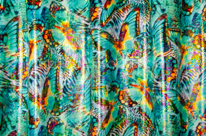 Pattern Abstract Hologram (Green/Blue/Irid Clear)