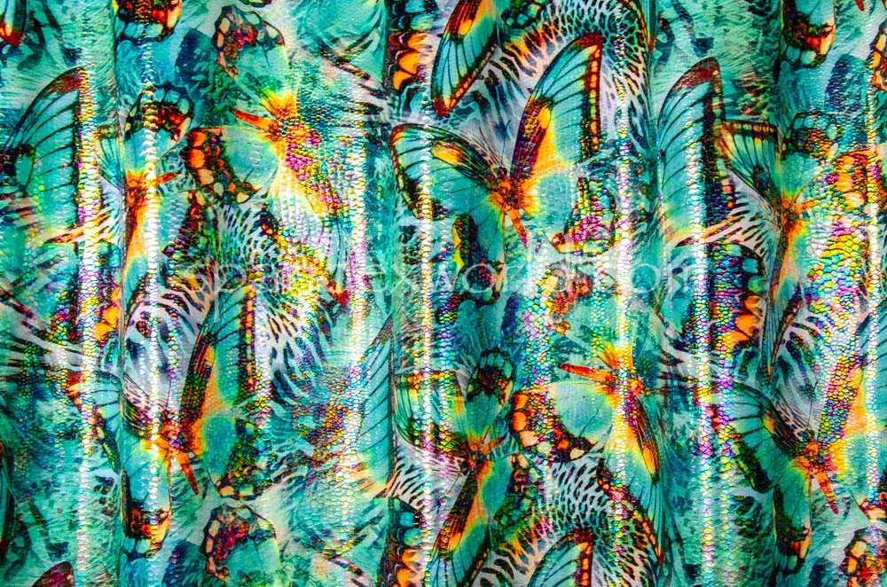 Pattern Abstract Hologram (Green/Blue/Irid Clear)