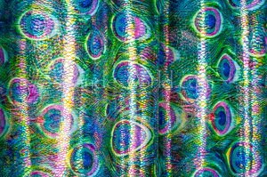 Pattern Abstract Hologram(Green/Purple/Irid Clear)