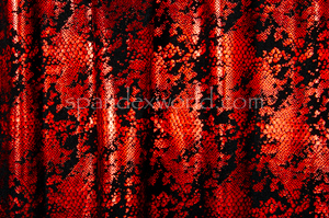 Snake Pattern Hologram (Black/Red)