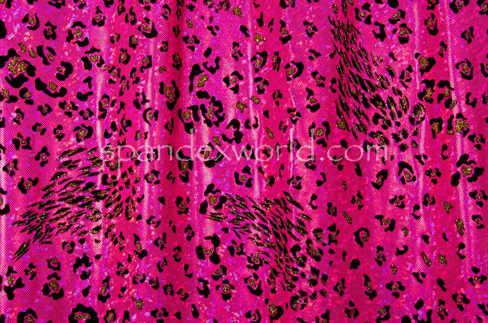 Pattern/Abstract Hologram (Hot Pink/Fuchsia Holo/Black)