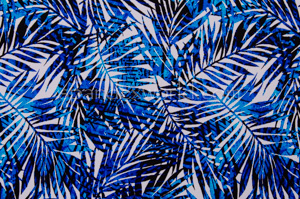 Leaf Prints (Navy/White/Multi)