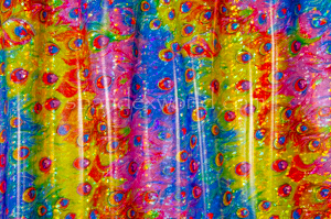 Pattern Abstract Hologram(Blue/Pink/Lime/Multi)