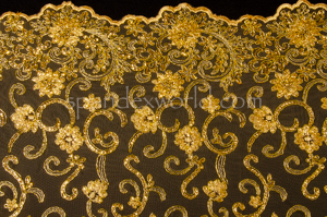 Non Stretch Sequins (Gold/Gold)