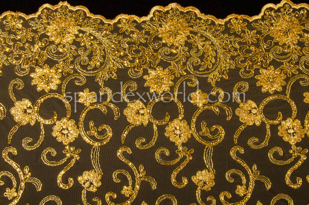 Non Stretch Sequins (Gold/Gold)