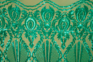 Stretch Sequins (Teal Green/Teal Green)