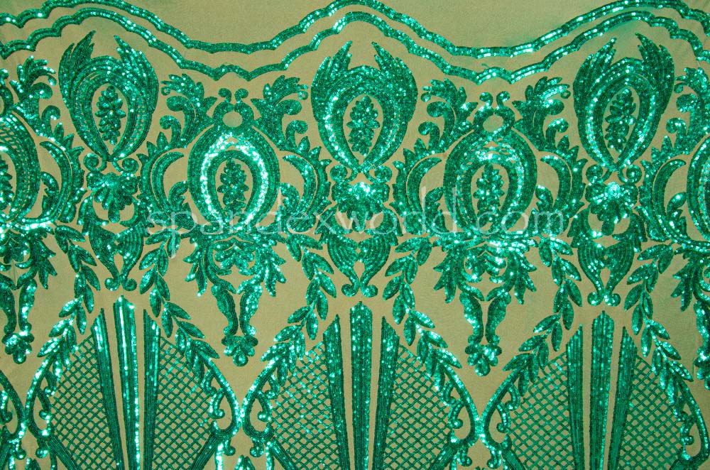 Stretch Sequins (Teal Green/Teal Green)