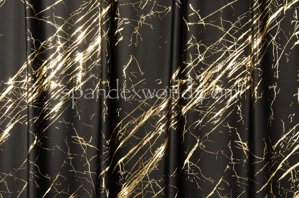 Pattern/Abstract Hologram (Black/Gold)