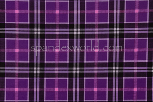 Printed Spandex (Dark Purple/Black/Multi)