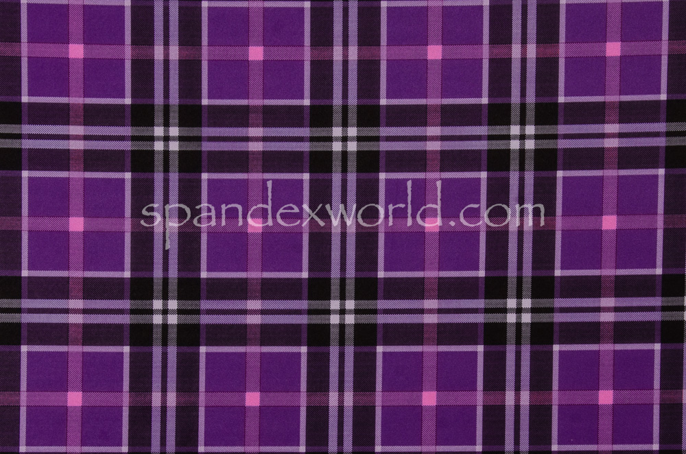 Printed Spandex (Dark Purple/Black/Multi)